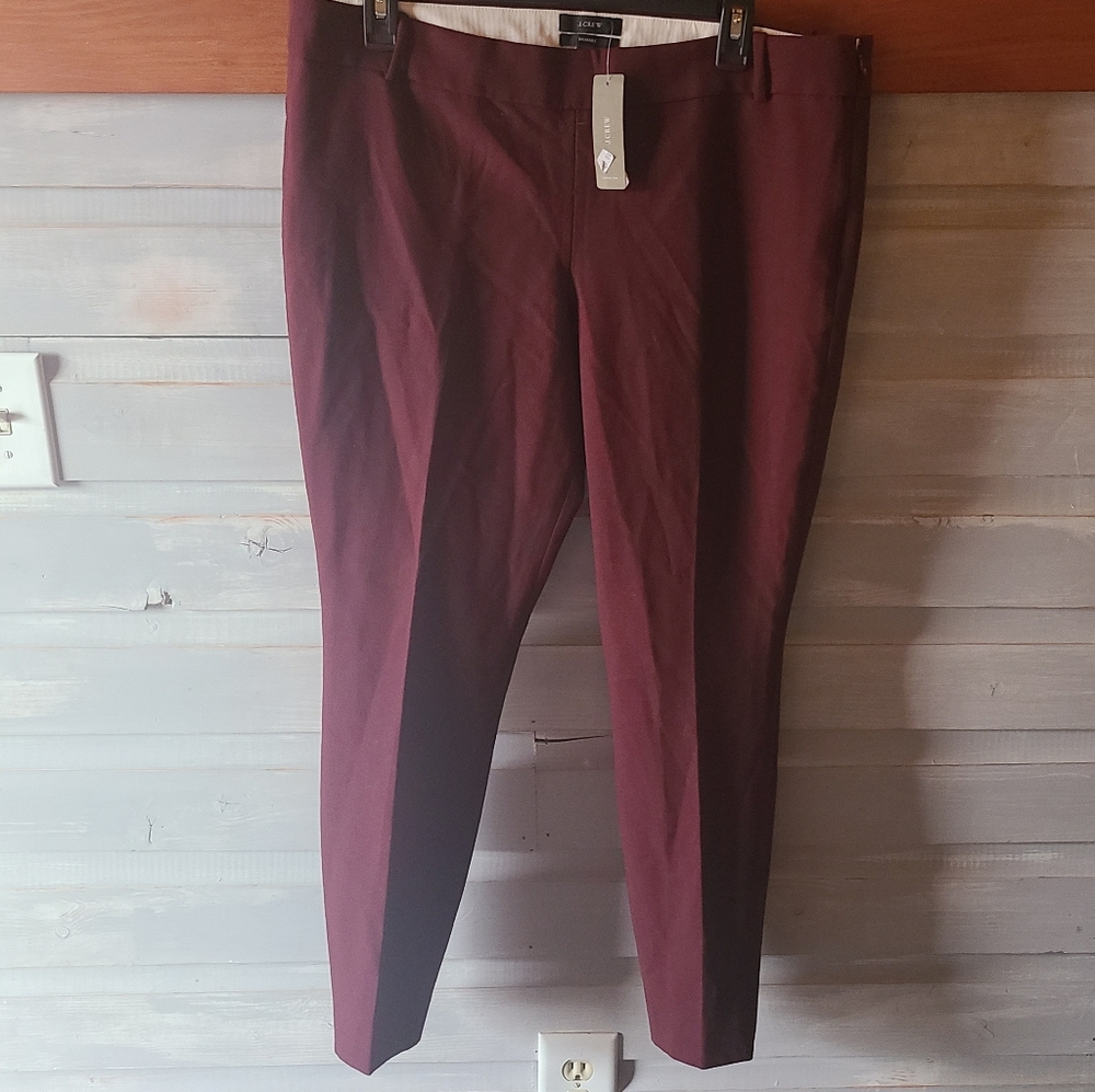 NWT Size 12 J. Crew wool Minnie Slack